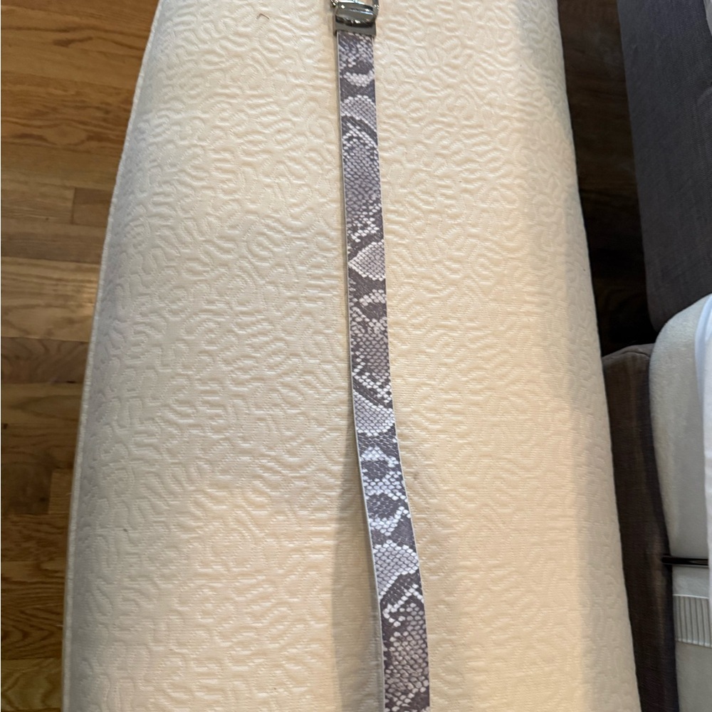 Calvin Klein Snake Print Leather Reversible Belt size S